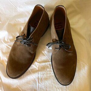 NWOT Nordstrom brand 1901 Brown Leather Chukka Boots, Size 8.5M
